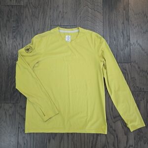 Vibrant Yellow Long Sleeve Women's Top